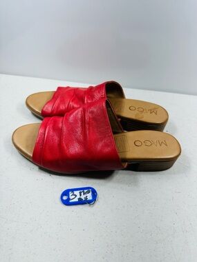 MAGO Leather Sandals Comfort Strappy Slides | Size 40 EU / 9,5-10